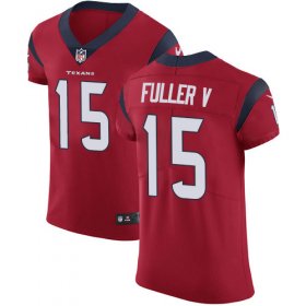 Wholesale Cheap Nike Texans #15 Will Fuller V Red Alternate Men\'s Stitched NFL Vapor Untouchable Elite Jersey