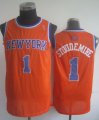Wholesale Cheap New York Knicks #1 Amare Stoudemire Orange Swingman Jersey