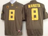 Wholesale Cheap Oregon Duck #8 Marcus Mariota 2014 Brown Limited Jersey