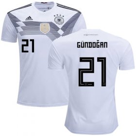 Wholesale Cheap Germany #21 Gundogan White Home Soccer Country Jersey