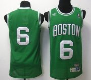 Wholesale Cheap Boston Celtics #6 Bill Russell Green Swingman Throwback Jersey