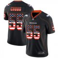 Wholesale Cheap Nike Broncos #55 Bradley Chubb Black Men's Stitched NFL Limited Rush USA Flag Jersey