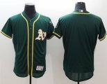Wholesale Cheap Athletics Blank Green Flexbase Authentic Collection Stitched MLB Jersey