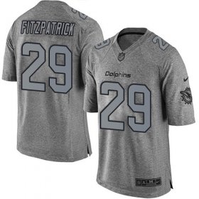 Wholesale Cheap Nike Dolphins #29 Minkah Fitzpatrick Gray Men\'s Stitched NFL Limited Gridiron Gray Jersey