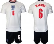 Wholesale Cheap Men 2020-2021 European Cup England home white 6 Nike Soccer Jersey