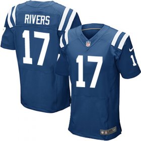 Wholesale Cheap Nike Colts #17 Philip Rivers Royal Blue Team Color Men\'s Stitched NFL Vapor Untouchable Elite Jersey