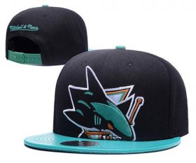 Wholesale Cheap NHL San Jose Sharks Stitched Snapback Hats 003