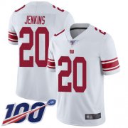 Wholesale Cheap Nike Giants #20 Janoris Jenkins White Men's Stitched NFL 100th Season Vapor Limited Jersey