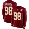 Wholesale Cheap Nike Redskins #98 Matt Ioannidis Burgundy Red Team Color Men's Stitched NFL Limited Therma Long Sleeve Jersey