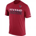 Wholesale Cheap Men's Houston Texans Nike Practice Legend Performance T-Shirt Red