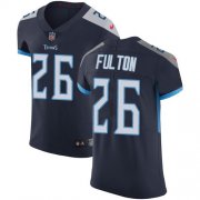 Wholesale Cheap Nike Titans #26 Kristian Fulton Navy Blue Team Color Men's Stitched NFL Vapor Untouchable Elite Jersey