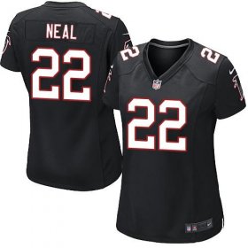 Wholesale Cheap Nike Falcons #22 Keanu Neal Black Alternate Women\'s Stitched NFL Elite Jersey