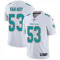 Wholesale Cheap Nike Dolphins #53 Kyle Van Noy White Men's Stitched NFL Vapor Untouchable Limited Jersey