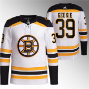 Wholesale Cheap Men's Boston Bruins #39 Morgan Geekie White Stitched Jersey