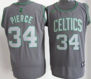 Wholesale Cheap Boston Celtics #34 Paul Pierce Gray Shadow Jersey