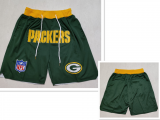 Wholesale Men's Green Bay Packers Green Just Don Swingman Shorts