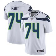 Wholesale Cheap Nike Seahawks #74 George Fant White Men's Stitched NFL Vapor Untouchable Limited Jersey