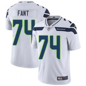 Wholesale Cheap Nike Seahawks #74 George Fant White Men\'s Stitched NFL Vapor Untouchable Limited Jersey
