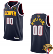 Wholesale Cheap Men's Denver Nuggets Active Player Custom Navy 2023 Finals Icon Edition Stitched Basketball Jersey