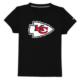 Wholesale Cheap Kansas City Chiefs Sideline Legend Authentic Logo Youth T-Shirt Black