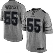 Wholesale Cheap Nike Cowboys #55 Leighton Vander Esch Gray Men's Stitched NFL Limited Gridiron Gray Jersey