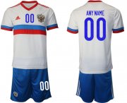 Wholesale Cheap Men 2020-2021 European Cup Russia away white customized Adidas Soccer Jersey