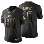 Wholesale Cheap Cleveland Browns #80 Jarvis Landry Men's Nike Black Golden Limited NFL 100 Jersey
