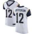 Wholesale Cheap Nike Rams #12 Van Jefferson White Men's Stitched NFL New Elite Jersey