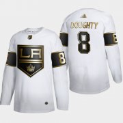 Wholesale Cheap Los Angeles Kings #8 Drew Doughty Men's Adidas White Golden Edition Limited Stitched NHL Jersey