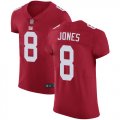 Wholesale Cheap Nike Giants #8 Daniel Jones Red Alternate Men's Stitched NFL Vapor Untouchable Elite Jersey