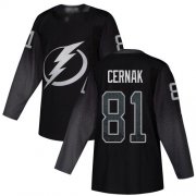 Cheap Adidas Lightning #81 Erik Cernak Black Alternate Authentic Youth Stitched NHL Jersey