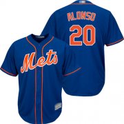 Wholesale Cheap Mets #20 Pete Alonso Blue New Cool Base Stitched MLB Jersey