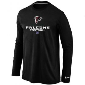 Wholesale Cheap Nike Atlanta Falcons Critical Victory Long Sleeve T-Shirt Black