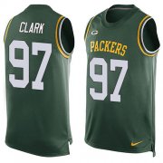 Wholesale Cheap Nike Packers #97 Kenny Clark Green Team Color Men's Stitched NFL Limited Tank Top Jersey