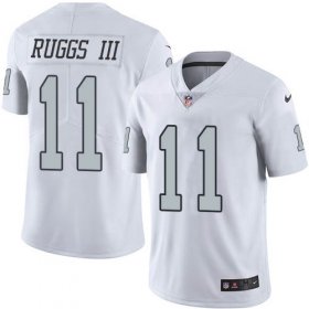 Wholesale Cheap Nike Raiders #11 Henry Ruggs III White Men\'s Stitched NFL Limited Rush Jersey
