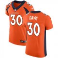 Wholesale Cheap Nike Broncos #30 Terrell Davis Orange Team Color Men's Stitched NFL Vapor Untouchable Elite Jersey