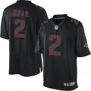 Wholesale Cheap Nike Falcons #2 Matt Ryan Black Men's Stitched NFL Impact Limited Jersey