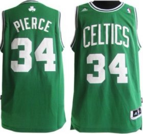 Wholesale Cheap Boston Celtics #34 Paul Pierce Revolution 30 Swingman Green Jersey