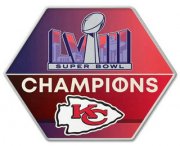 Cheap Printed Kansas City Chiefs 2024 NFL Super Bowl LVIII 58 Champions Jersey Patch
