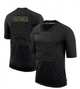 Wholesale Cheap Men's San francisco 49ers #29 Talanoa Hufanga Icon Black Stitched NFL Jersey