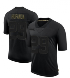 Wholesale Cheap Men\'s San francisco 49ers #29 Talanoa Hufanga Icon Black Stitched NFL Jersey