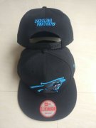 Wholesale Cheap Panthers Team Logo Black Adjustable Hat LT