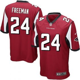 Wholesale Cheap Nike Falcons #24 Devonta Freeman Red Team Color Youth Stitched NFL Elite Jersey