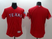 Wholesale Cheap Rangers Blank Red Flexbase Authentic Collection Stitched MLB Jersey