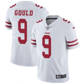 Wholesale Cheap Nike 49ers #9 Robbie Gould White Men\'s Stitched NFL Vapor Untouchable Limited Jersey