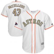 Wholesale Cheap Astros #43 Lance McCullers White 2018 Gold Program Cool Base Stitched MLB Jersey