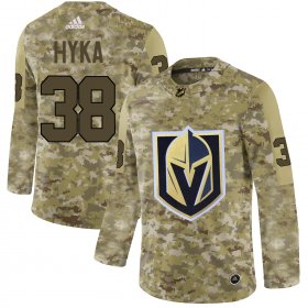 Wholesale Cheap Adidas Golden Knights #38 Tomas Hyka Camo Authentic Stitched NHL Jersey