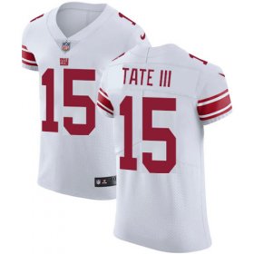 Wholesale Cheap Nike Giants #15 Golden Tate White Men\'s Stitched NFL Vapor Untouchable Elite Jersey