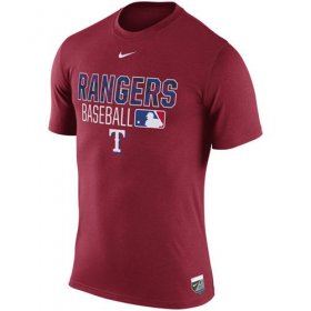 Wholesale Cheap Texas Rangers Nike 2016 AC Legend Team Issue 1.6 T-Shirt Red