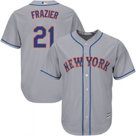 Wholesale Cheap Mets #21 Todd Frazier Grey Cool Base Stitched Youth MLB Jersey